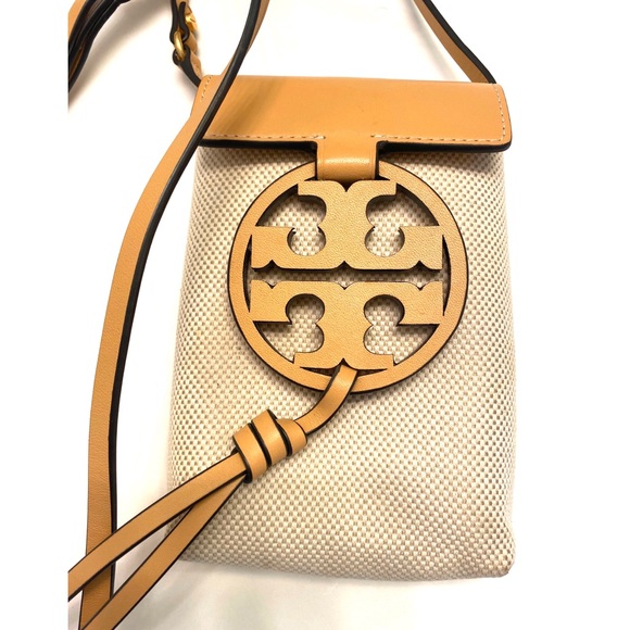 Tory Burch Miller Canvas Cross Body Natural - Picture 4 of 6